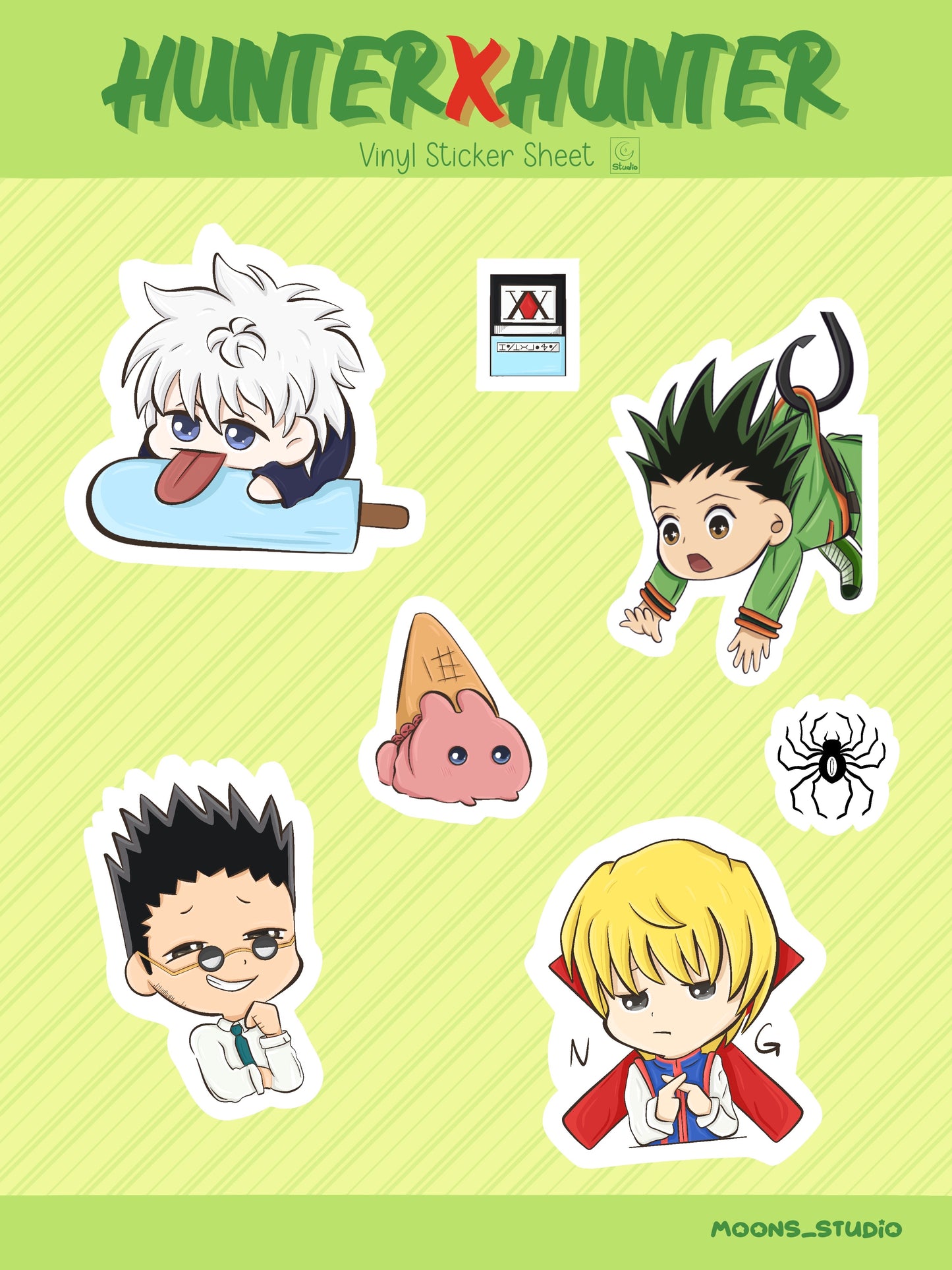 Hunter X Hunter Sticker Sheet