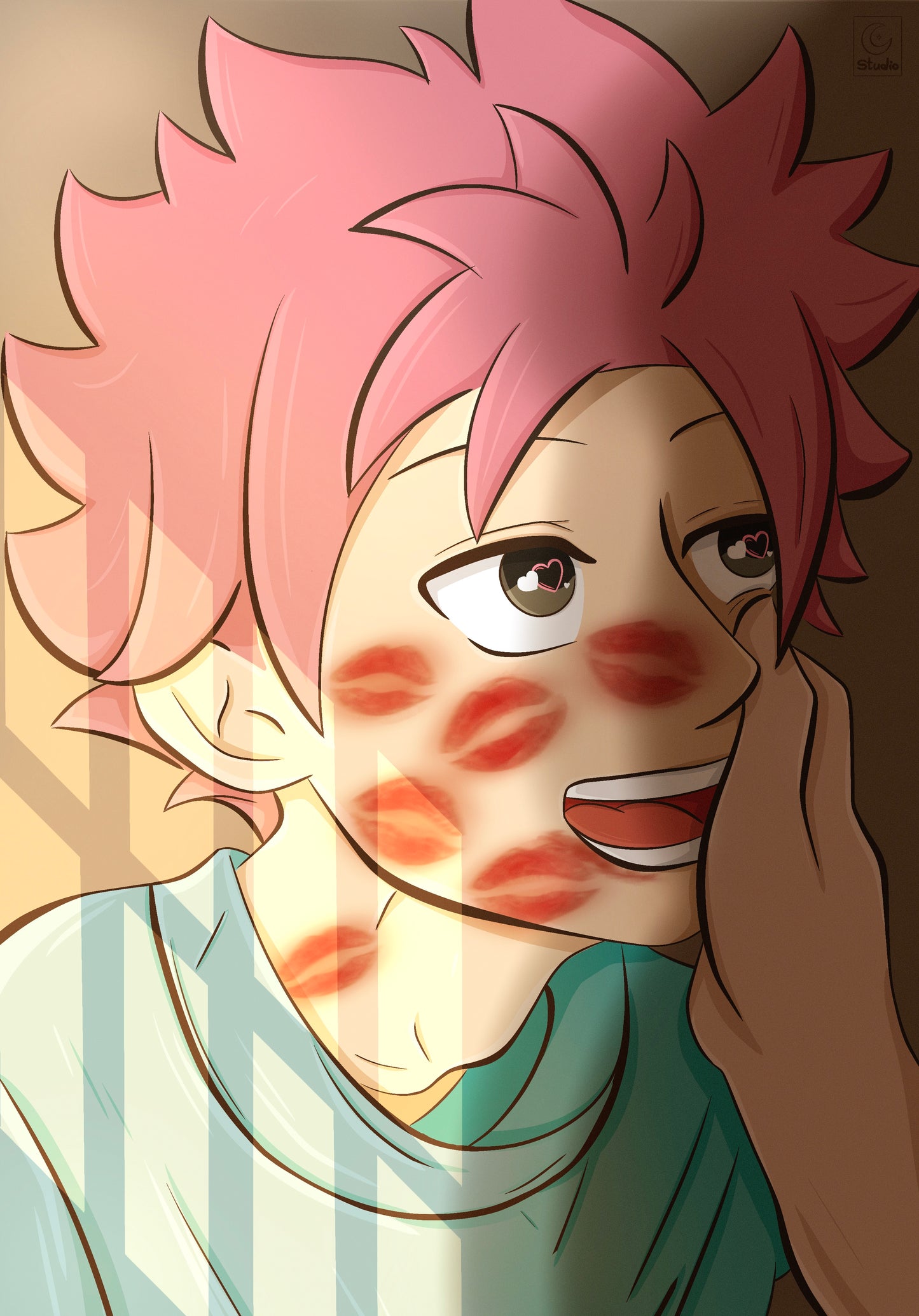 Natsu in Kisses
