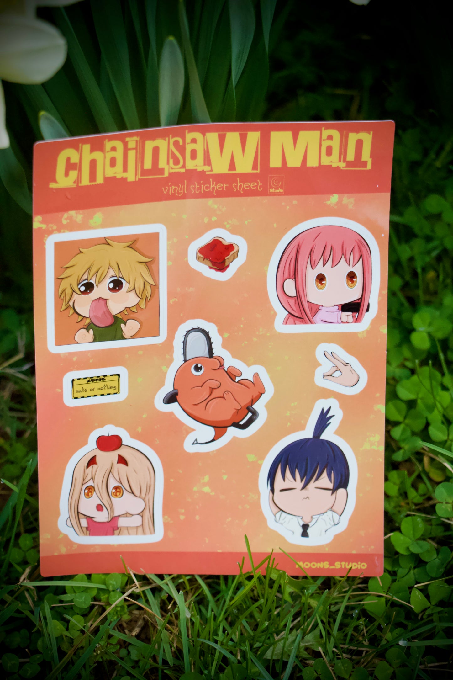 Chainsaw Man Sticker Sheet