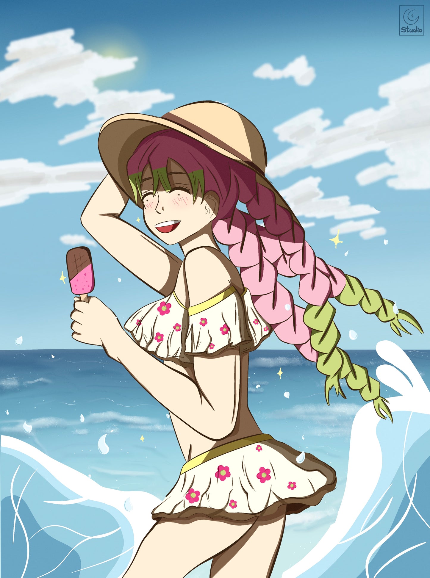 Love Hashira Beach Day