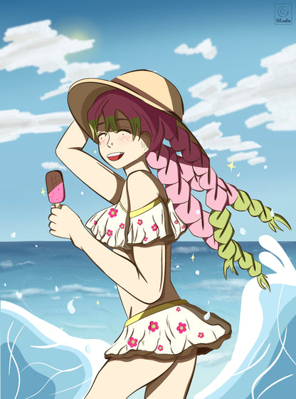 Love Hashira Beach Day