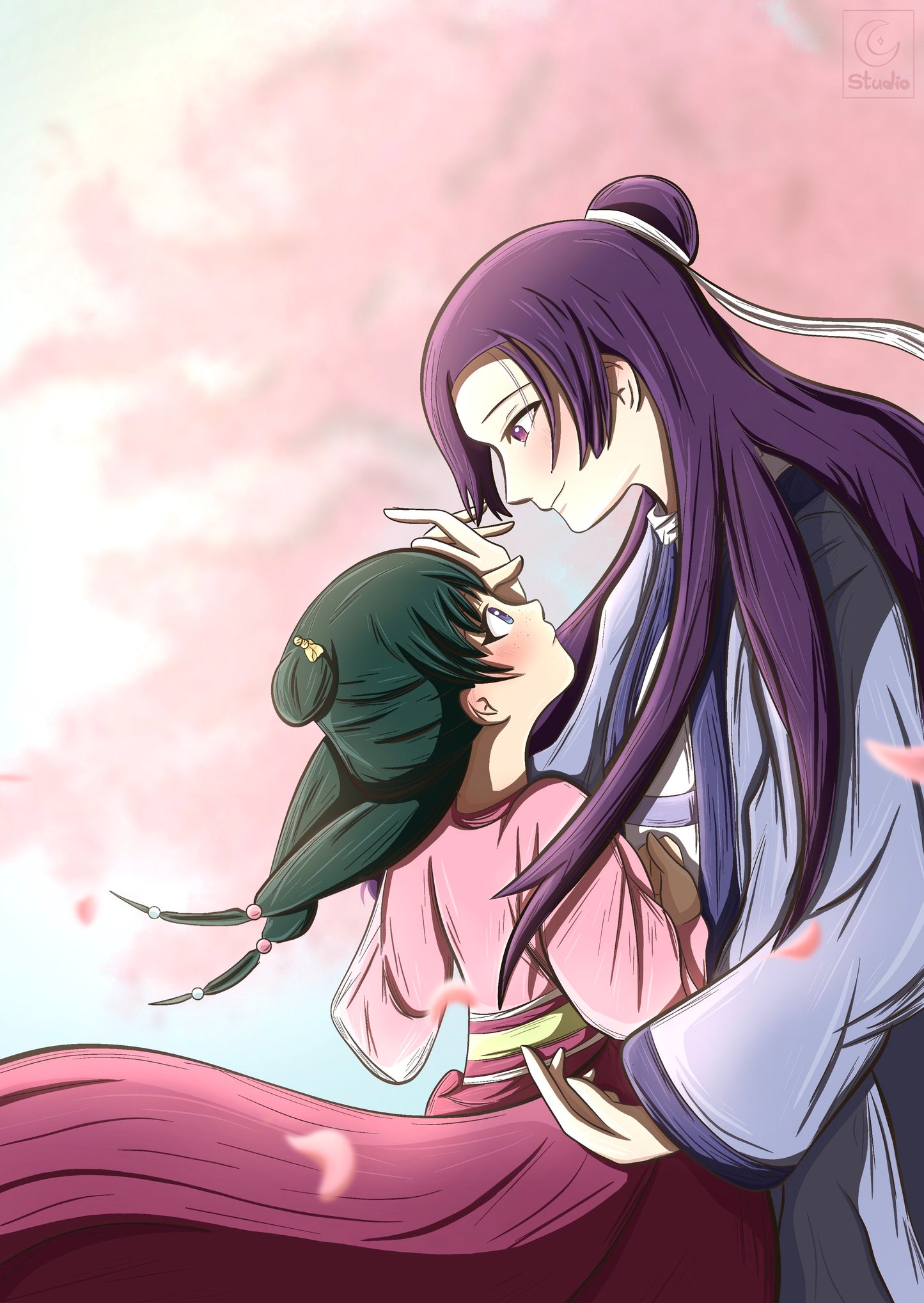 Mao Mao and Jinshi Blossoms