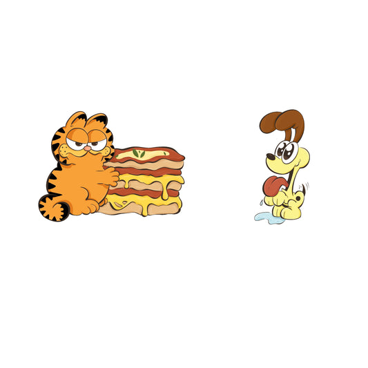 Garfield and Odie