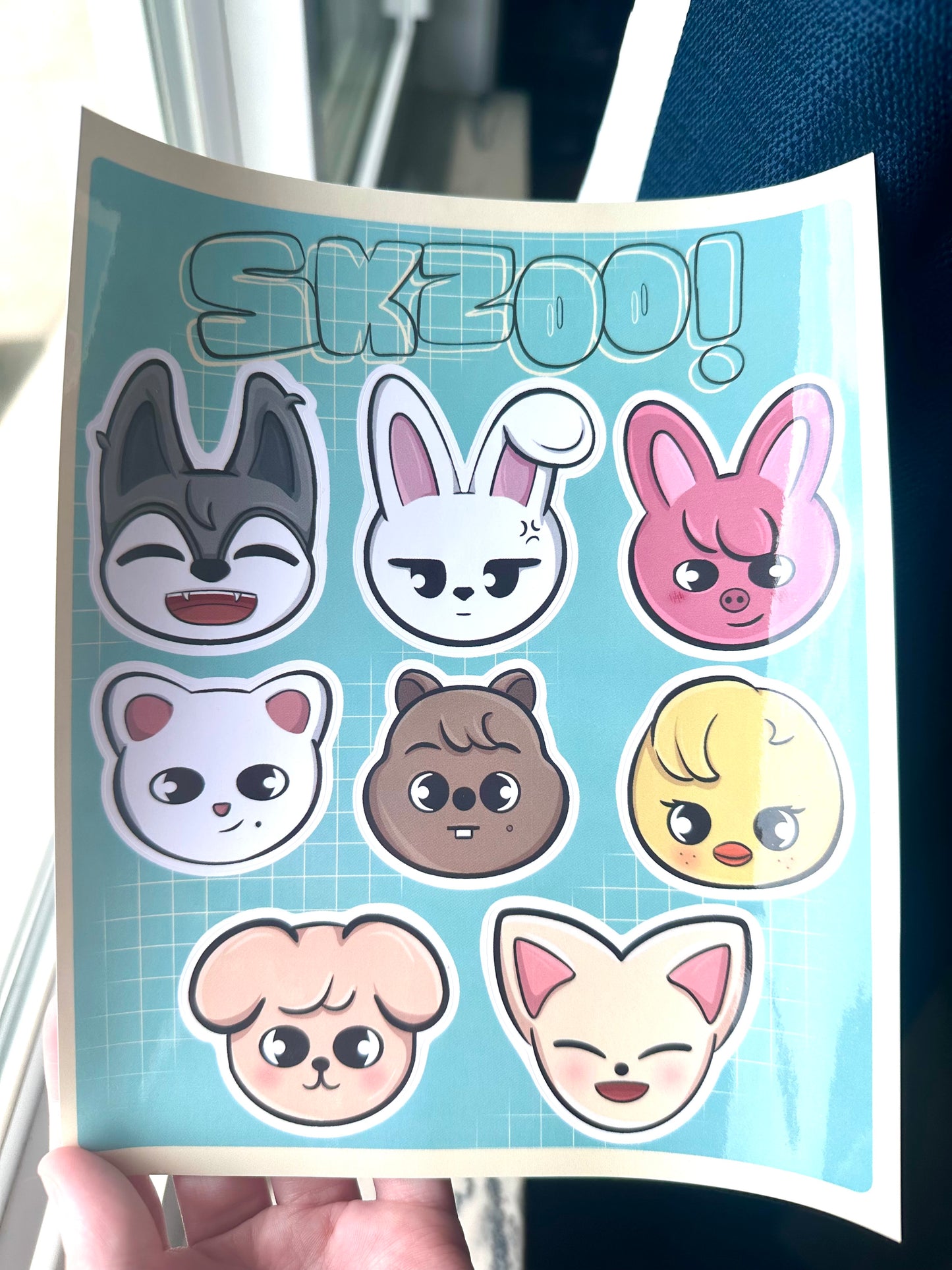 Skzoo Sticker Sheet