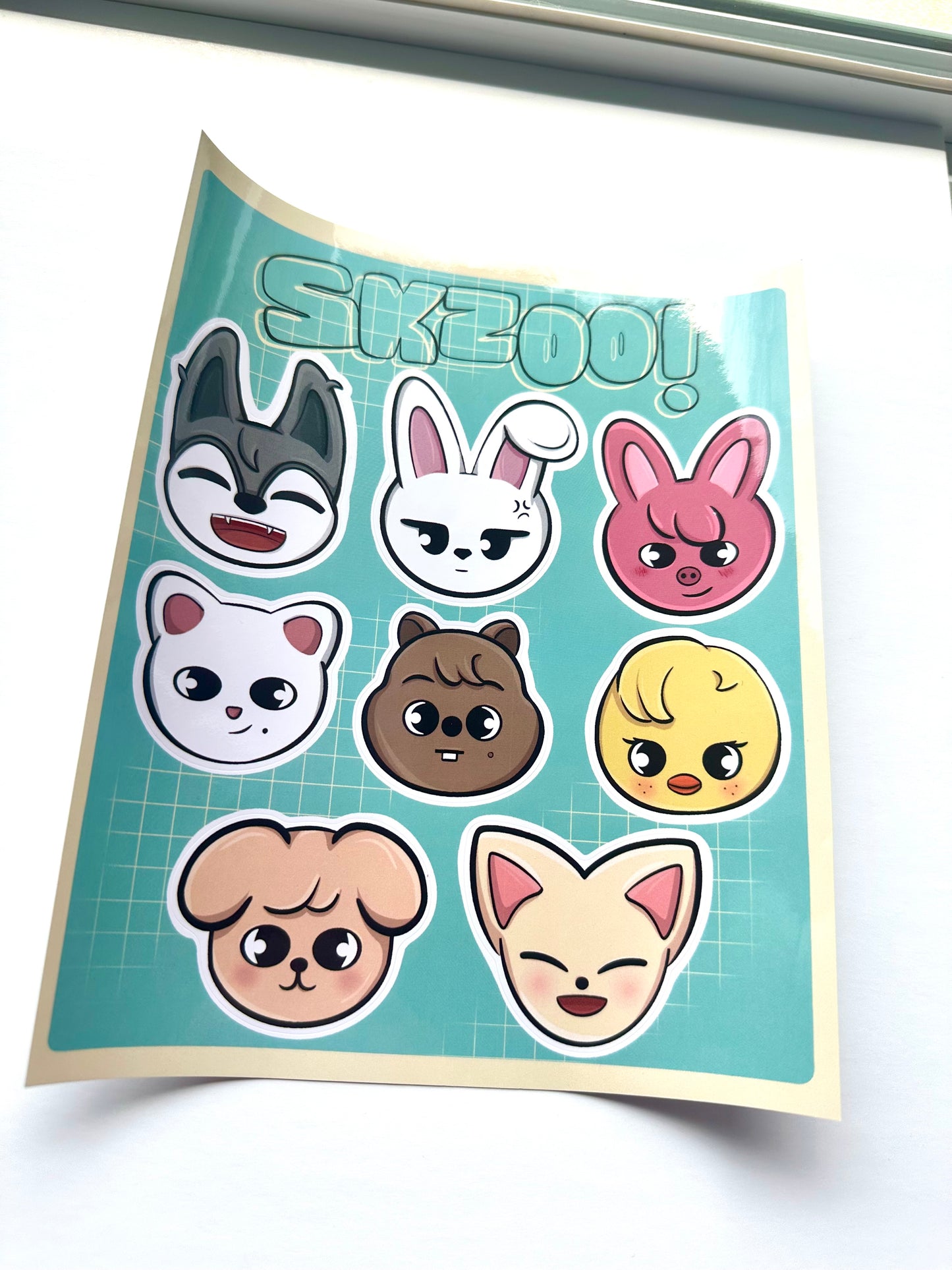 Skzoo Sticker Sheet